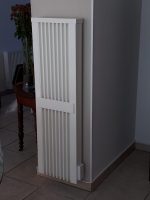 Radiateur à inertie électrique vertical